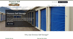 Desktop Screenshot of oronocoselfstorage.com